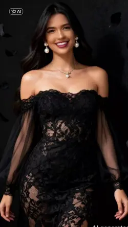 Black Dress renda