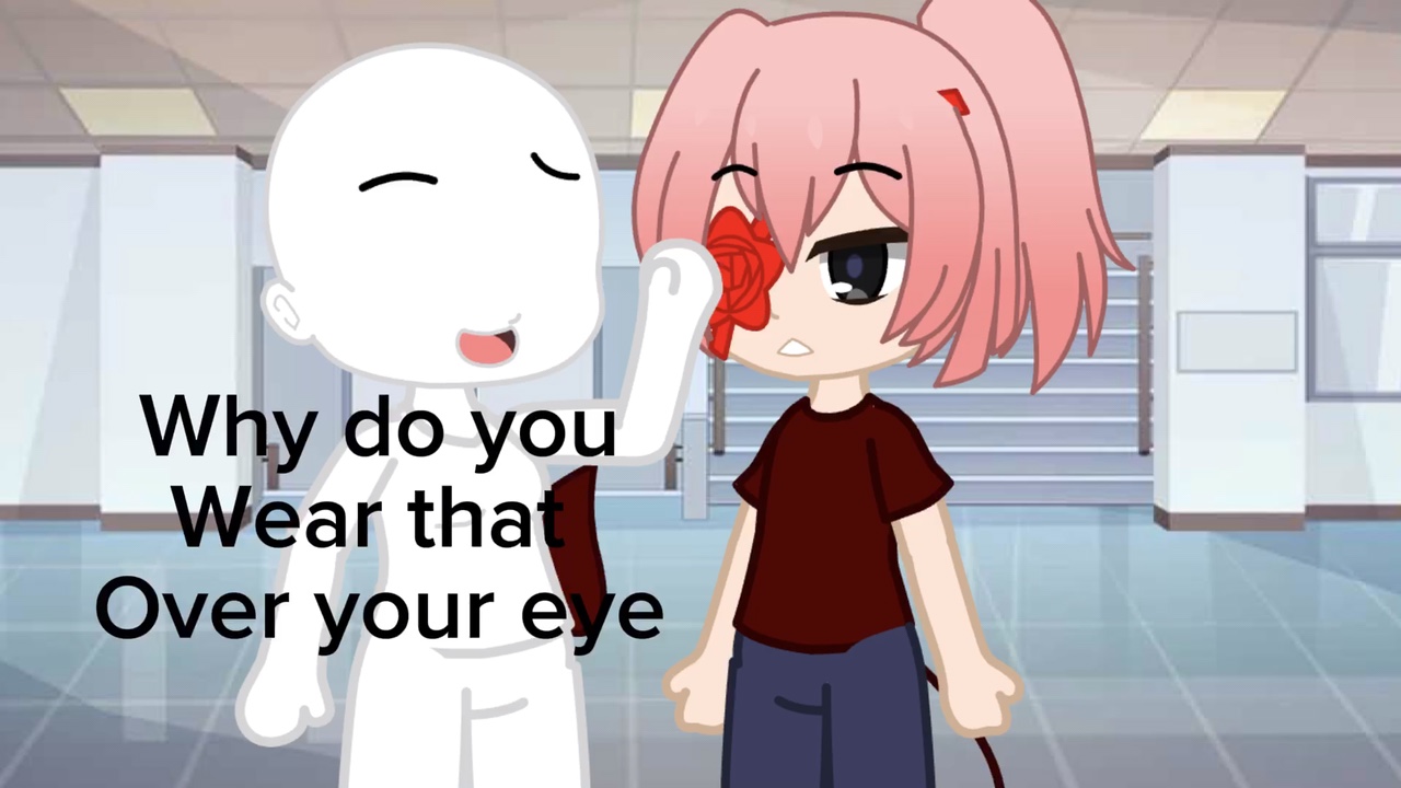 Under his eye patch😭