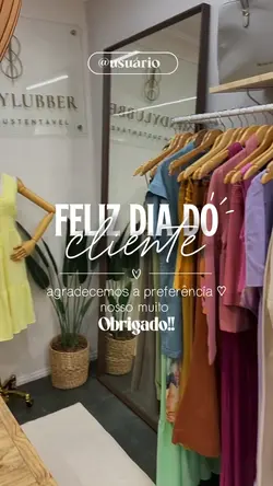 Feliz dia do cliente