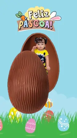 criança no ovo