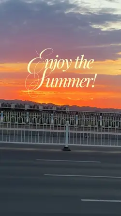 Sunset moment