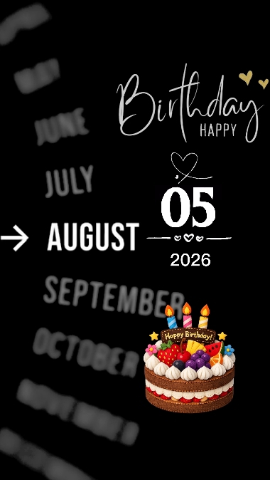 bday Agustus 05