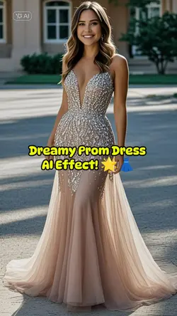 Dreamy Prom Dress AI