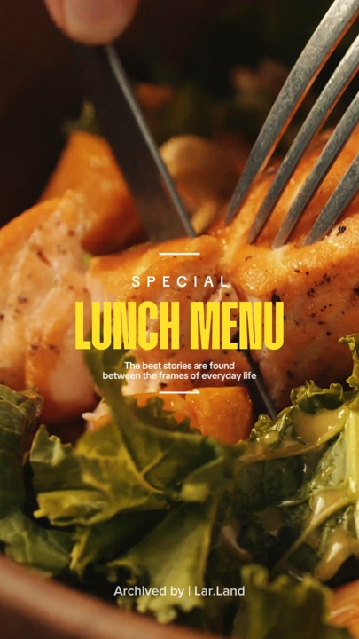 Special Lunch Menu