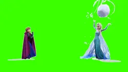 Elsa - anna snowball