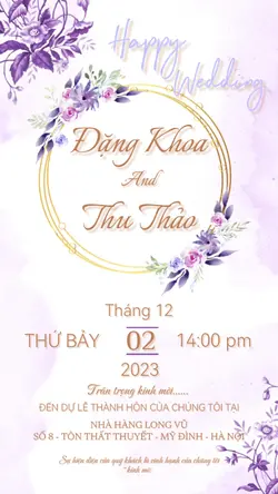 MẪU THIỆP CƯỚI 