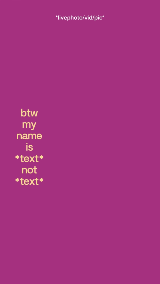Mein Name ist