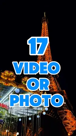 17 video or photo 
