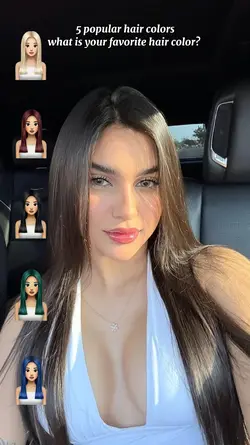 5 hair colors filter