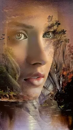 Overlay canvas foto