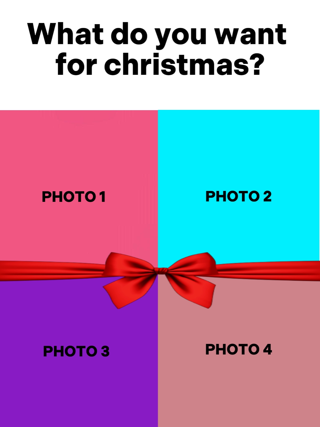 ¿QUÉ QUIERES PARA NAVIDAD?
