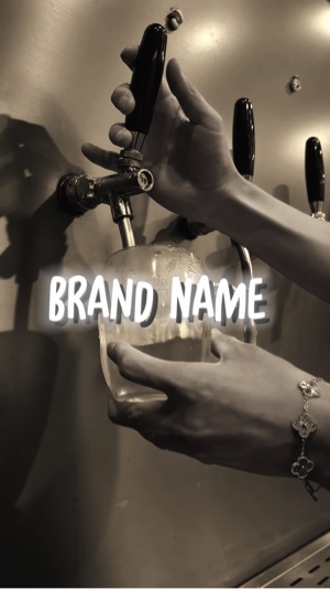 Modelo de vídeo de cerveja