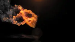 smoldering fire ²⁵