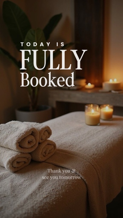 tamamen rezerve edilmiş spa