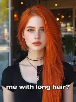 me with long hair?