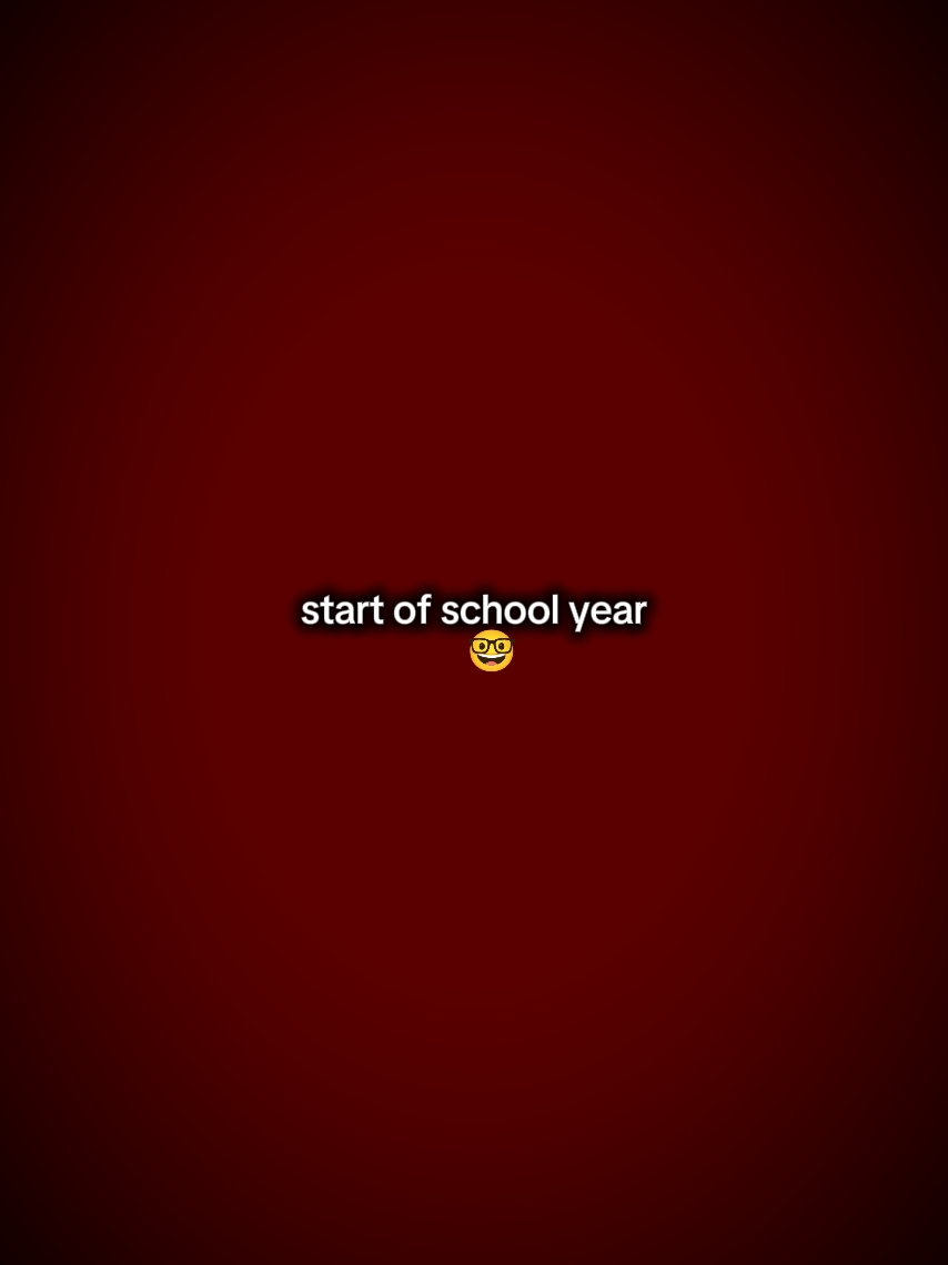 Beginn des Schuljahres