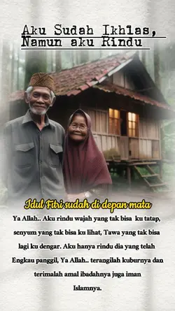 ikhlas tapi rindu 
