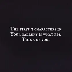 7 characters 