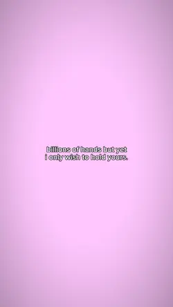i want to hold yours