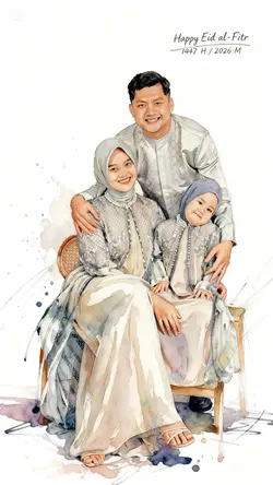 Ilustrasi eid al-fit