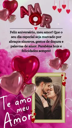parabéns meu amor 