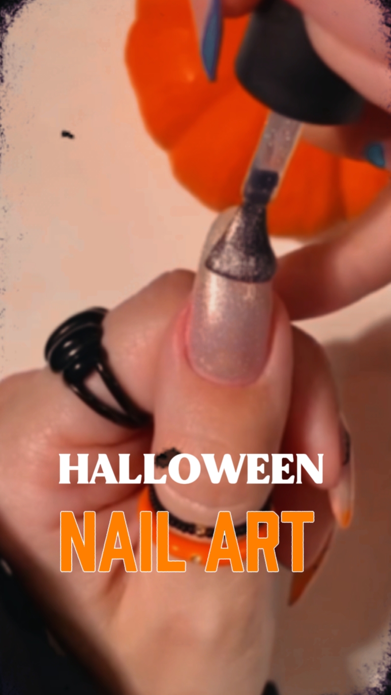 Arte De Unhas De Halloween