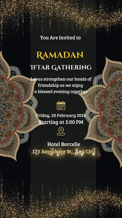iftar invitation