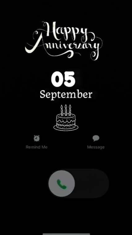 anniversary sept 5st