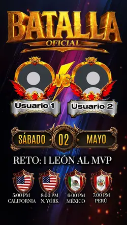 BATALLA OFICIAL 2026