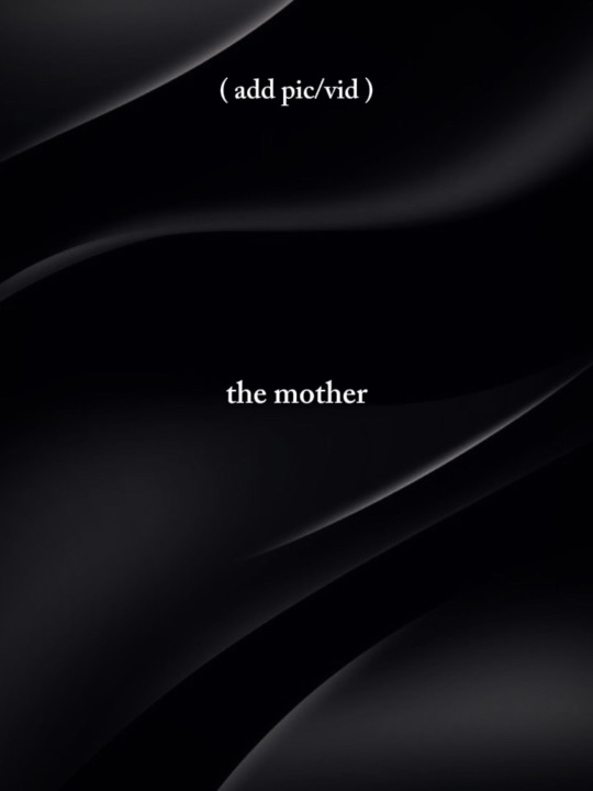 the mother