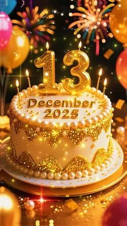 Birthday 13 dec 2025