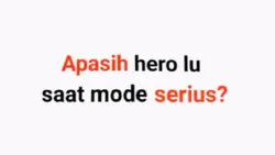 mode serius