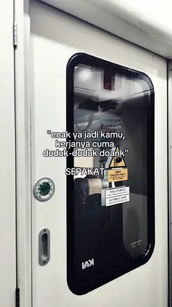 kerjanya cuma duduk