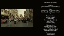 END CREDITS FILM 
