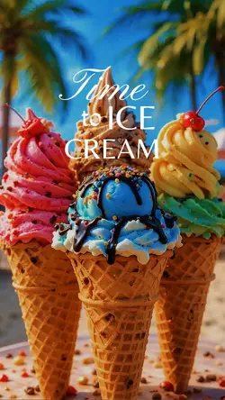 time to ice cream 