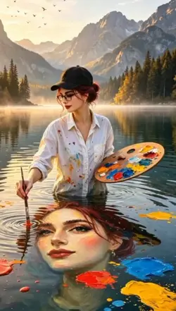 Water Art Painting