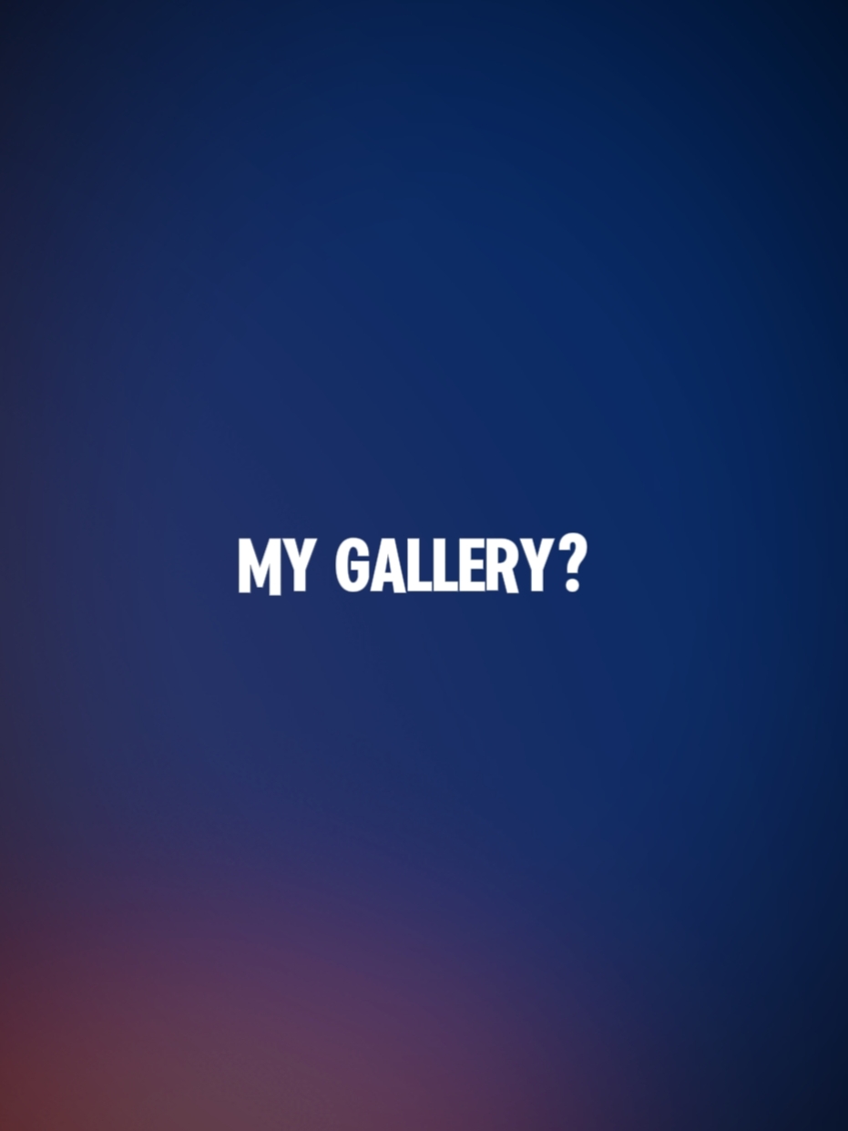 MA GALERIE? 