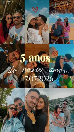 5 anos juntos 