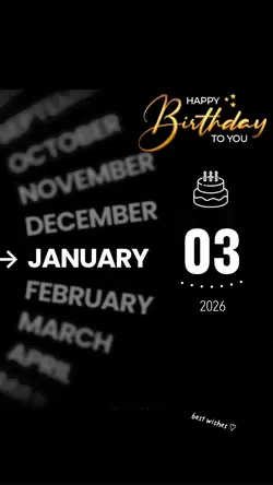 hbd 03 January 2026