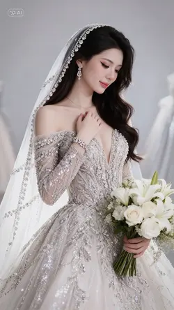 Ghép ảnh cô dâu