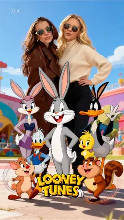 With Looney Tunes
