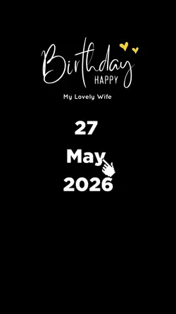 HBD WIFE 27 MAY
