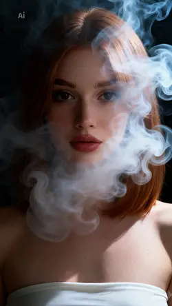 AI Smoke Photoshoot 