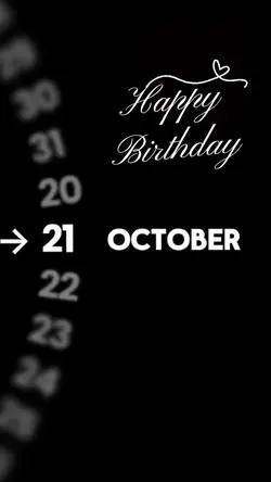 HBD 21 OCTOBER
