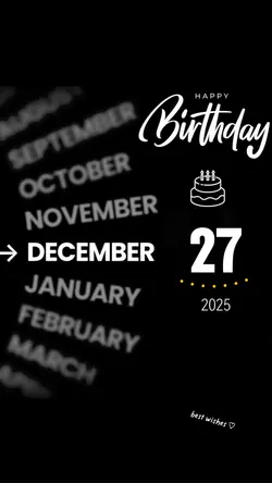 birthday 27 december