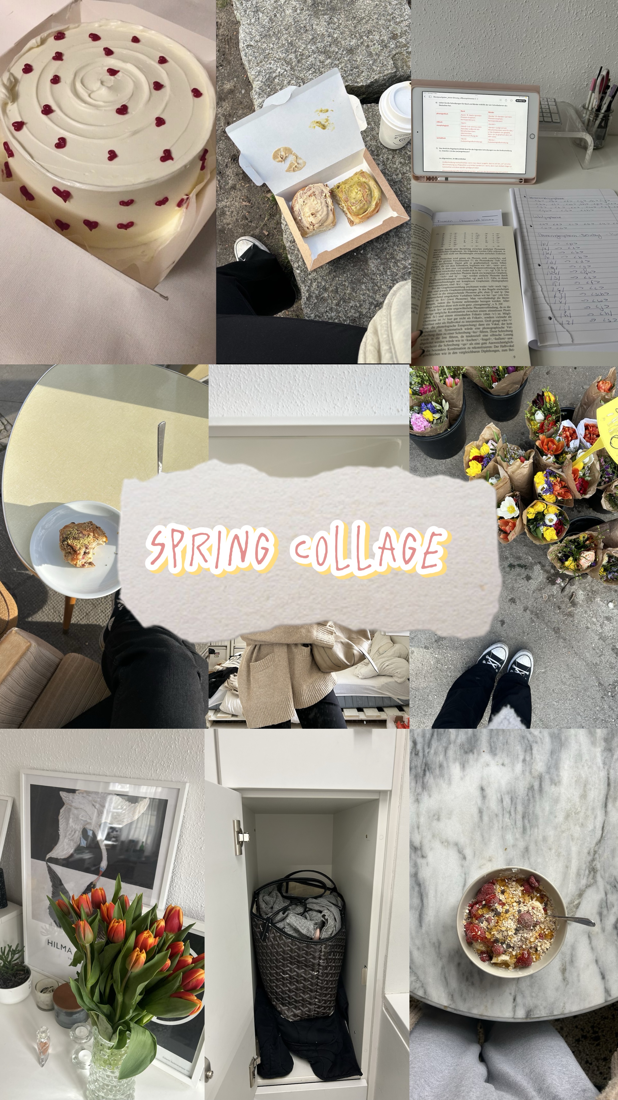 Frühlings-Collage 🌷