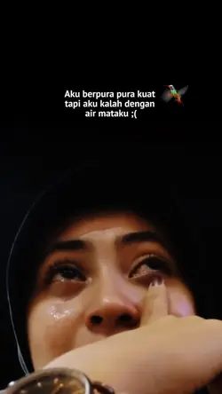 kalah dgn air mata