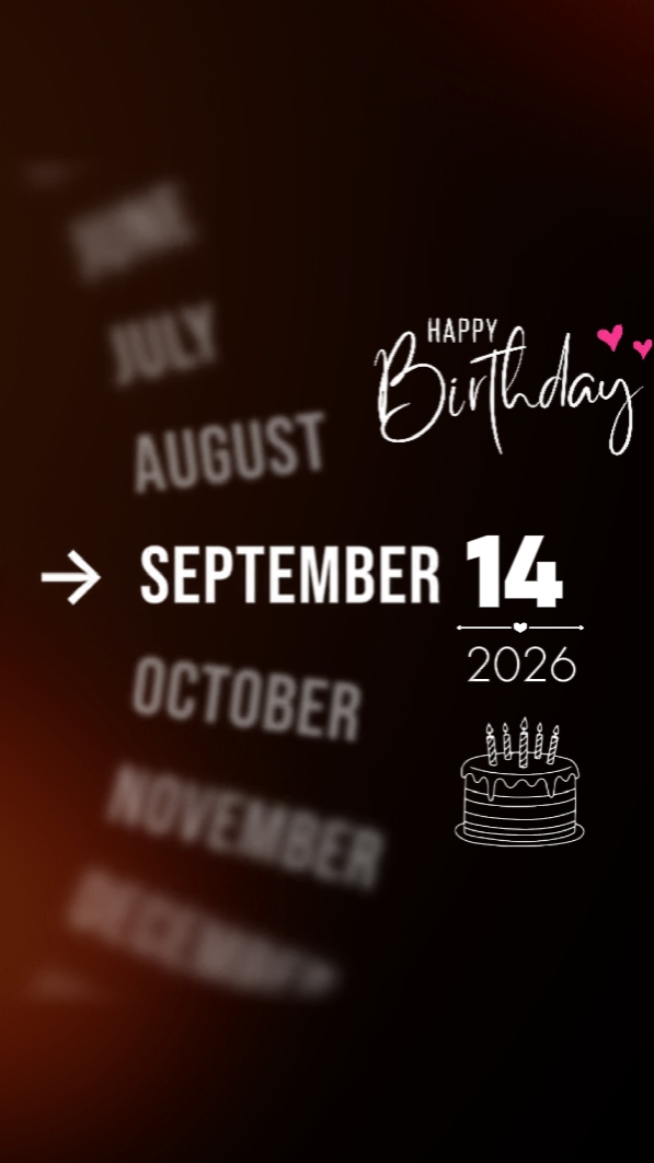 HBD SON 14 SEPTEMBER