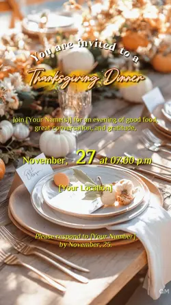 Thanksgiving Dinner