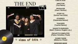 THE END class of2026